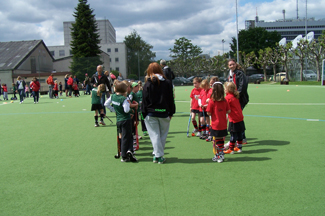 Erfolgreiches Turnier für die 1. THC Mädchen D